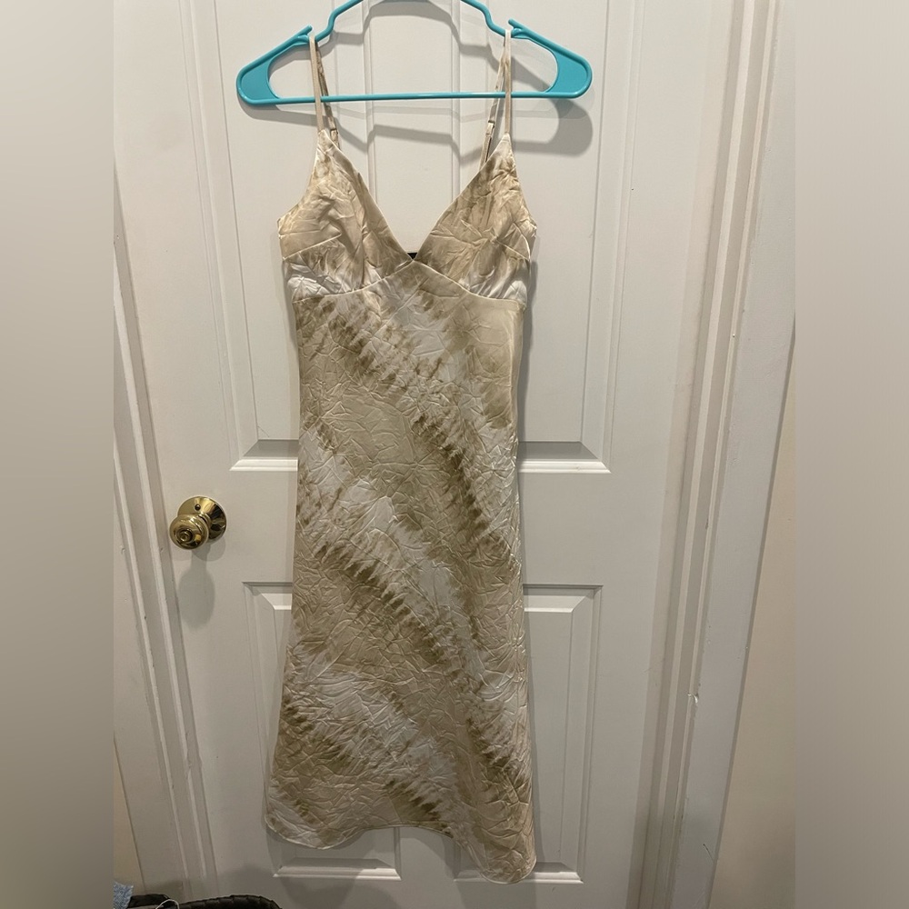 House of Harlow Gold Slip Dress